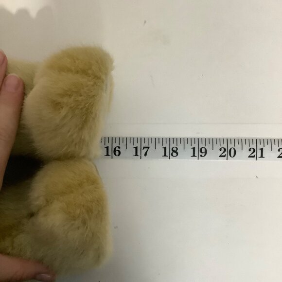 Vtg 1993 Dakin Baxter Teddy Bear Plush Burgundy Bow Heart Tag 16" Fully Jointed - Picture 6 of 6